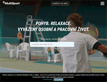 Tablet Screenshot of multisport.cz